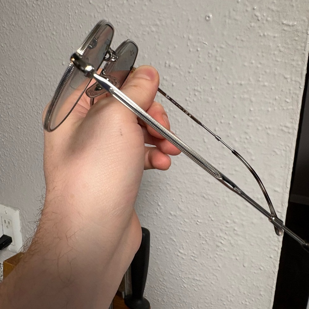 Ray-Ban Hexagonal Silver Sunglasses - image 3